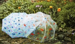 Сушите зонт в открытом виде