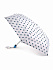 L501-4372 EvilEye (Горошек на белом) Зонт женский механика Fulton
