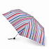 L902-4031 Женский суперлёгкий зонт «Разноцветные полоски», механика, Superslim, Fulton