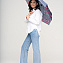 R346-1348 Женский зонт в стиле хенд мейд «Кошки», автомат, OpenClose-4, Fulton