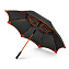 S912-01 Черный мужской зонт трость с двойным куполом, автомат, Titan, Fulton