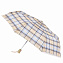 J346-945 Женский зонт-автомат с большим куполом «Голубая клетка», OpenClose-4, Fulton