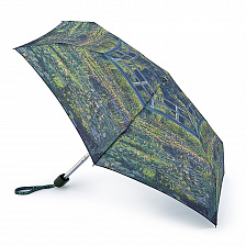 L794-2349 Легкий женский зонт с фрагментом картины Клода Моне «Пруд с лилиями», механика, Tiny, Fulton