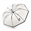 L911-004 Зонт трость с прозрачным куполом, автомат, Invertor, Fulton