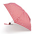 L501-4607 Red Gingham (Красная клетка) Зонт женский механика Fulton