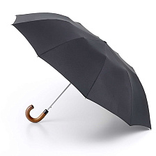 G512-01 Классический мужской черный зонт, полуавтомат, Magnum Auto, Fulton