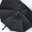 S837-01 Мужской зонт гольфер, черный, механика, Cyclone, Fulton