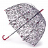 L719-3902 Прозрачный дизайнерский зонт-трость «Дамские штучки», механика, Lulu Guinness, Birdcage, Fulton