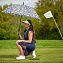 S912-01 Женский зонт гольфер,"Леопард", механика, Fairway Ladies, Fulton