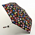 L869-3796 Легкий женский зонт с большим куполом «Разноцветные губы», механика, Lulu Guinness, Minilite, Fulton