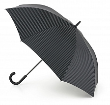 G451-2162 Элегантный зонт трость с экстра куполом «Черный», автомат, Knightsbridge, Fulton