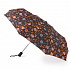 J346-3053 Женский зонт с большим куполом «Цветы», автомат, OpenClose-4, Fulton