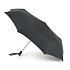 G819-01 Плоский черный мужской зонт, автомат, OpenClose-17, Fulton