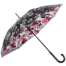 L754-4343 Женский зонт трость с двойным куполом «Сад», автомат, Bloomsbury, Fulton