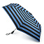 L711-3288 Женский зонт с ручкой-слайдером «Полоски», автомат, OpenClose Superslim, Fulton