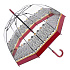 L042-4326 Женский прозрачный зонт трость «Арт-деко», механика, Birdcage, Fulton