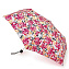 L553-3164 Легкий, тонкий зонт «Цветы», механика, Superslim, Fulton