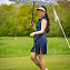 S912-01 Женский зонт гольфер,"Леопард", механика, Fairway Ladies, Fulton