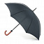 G813-01 зонт трость с увеличенным куполом «Черный», механика, Huntsman, Fulton