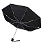 G819-01 Плоский черный мужской зонт, автомат, OpenClose-17, Fulton