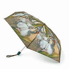 L794-4114 Легкий женский зонт с фрагментом картины Эдгара Дега "Балерины", механика, Tiny, Fulton