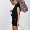 L354-4249 Женский лёгкий зонт с большим куполом «Леопард», механика, Minilite, Fulton