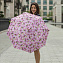 L354-4417 PinkFloral (Розовые цветы) Зонт женский механика Fulton