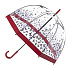 L042-4327 Женский прозрачный зонт трость «Мечта бабочки», механика, Birdcage, Fulton
