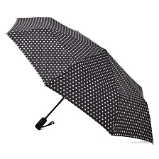 Q25806 (Горох на черном) Зонт женский автомат Henry Backer