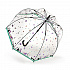 L042-4254 Женский прозрачный зонт трость «Собаки», механика, Birdcage, Fulton