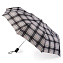 J346-2291 Женский клетчатый зонт «Серая клетка», автомат, open&close, Fulton
