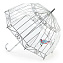 L719-1934 Прозрачный зонт трость «Птичка в клетке»,  механика, Lulu Guinness, Birdcage, Fulton