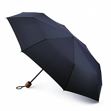 G868-3560 Классический складной мужской зонт с большим куполом "Клетка", механика, Hackney, Fulton