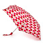 L717-3181 Суперкомпактный «зонт в карман» «Губы»,  механика, Lulu Guinness, Tiny, Fulton