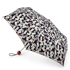 L718-3081 Легкий изящный зонт «Конверт», механика, Lulu Guinness, Superslim, Fulton