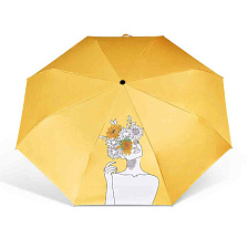 L884-4296 Sunflowers (Подсолнухи,В.Гог) Зонт женский механика Fulton