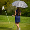 S912-01 Женский зонт гольфер,"Леопард", механика, Fairway Ladies, Fulton