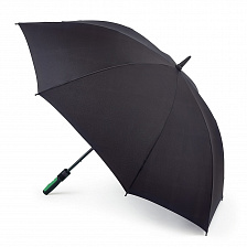 S837-01 Мужской зонт гольфер, черный, механика, Cyclone, Fulton