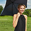 L891-01 Женский легкий зонт с карбоновыми спицами "Черный", механика, Aerolite, Fulton