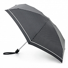 L501-2248 Суперкомпактный женский зонт «Полоски», механика, Tiny, Fulton