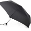 L552-01 Суперлегкий и тонкий черный зонт, механика, Superslim, Fulton