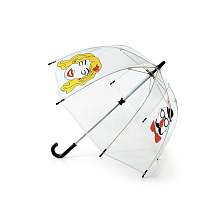 C605-2868 Прозрачный детский зонт «Лица», Механика, Funbrella, Fulton