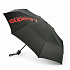 L888-01 Легкий зонт с большим куполом «Черный с оранжевым», унисекс, механика, Superdry, Minilite, Fulton