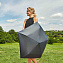L891-01 Женский легкий зонт с карбоновыми спицами "Черный", механика, Aerolite, Fulton